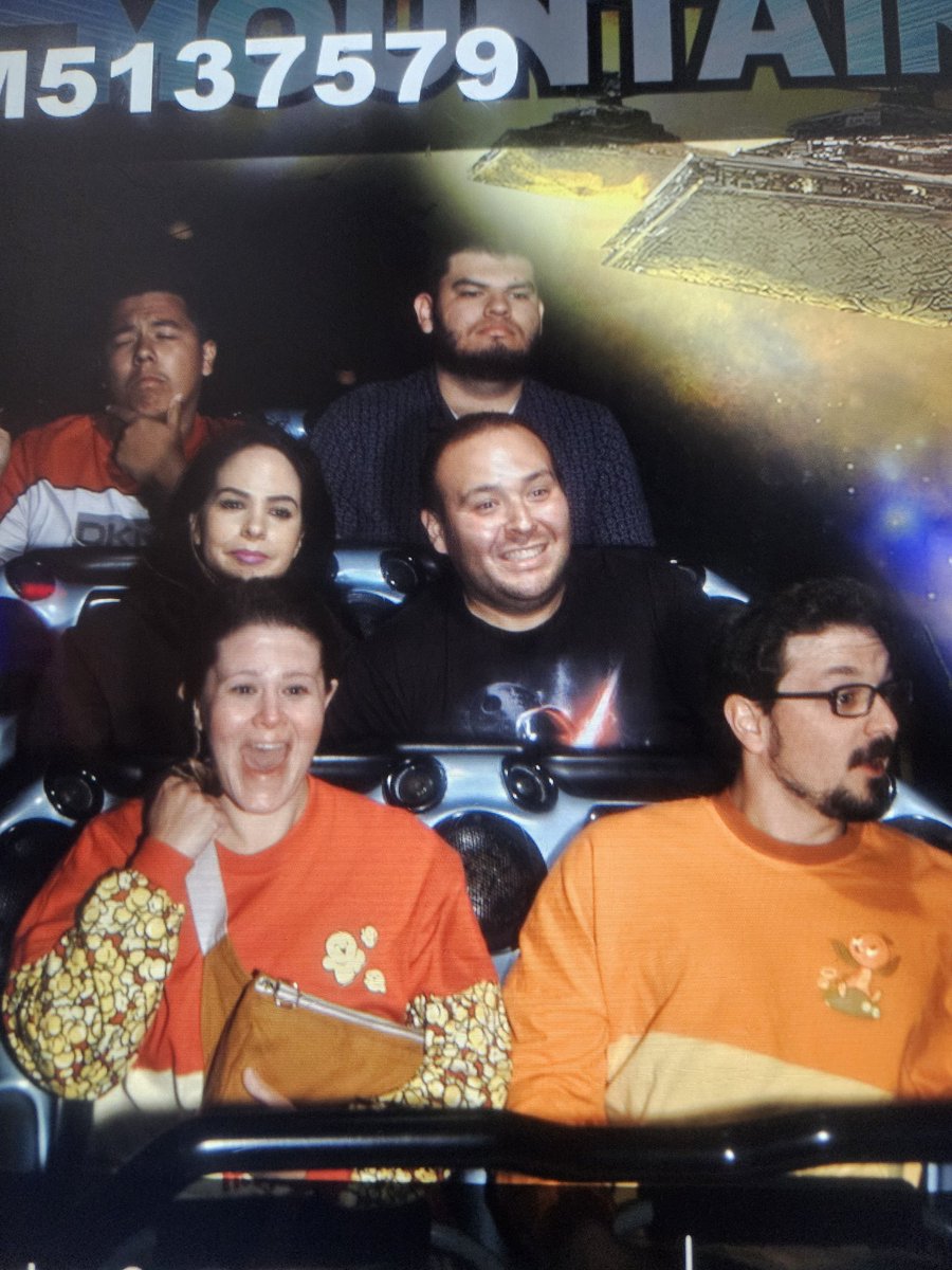 Photogenic me on Hyperspace Mountain