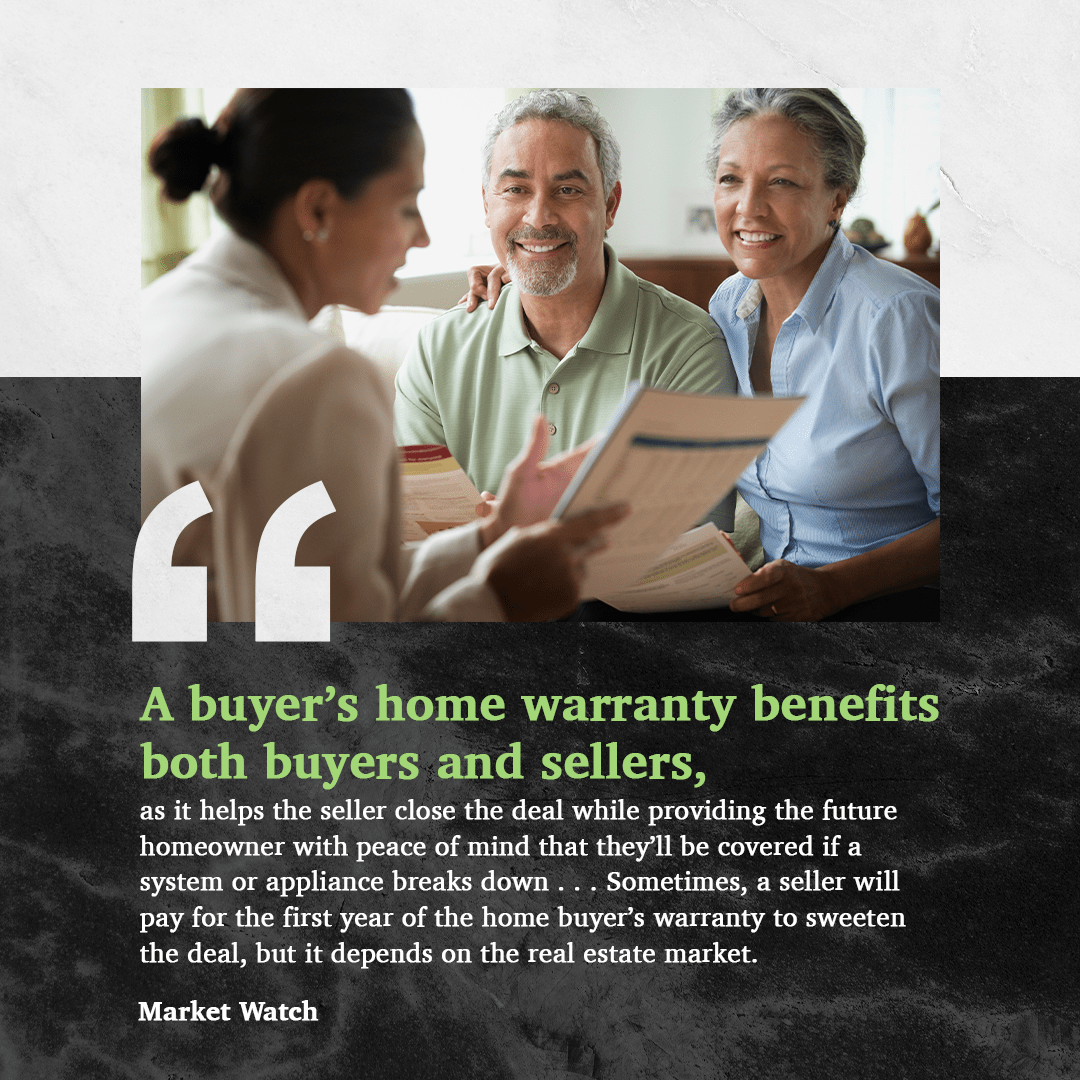 Worried about home upkeep? A home warranty can help cover some repairs and give you peace of mind. I can even try to negotiate with the seller to cover it for you. Not every seller will agree, but I can get the conversation started. #realestateadvice