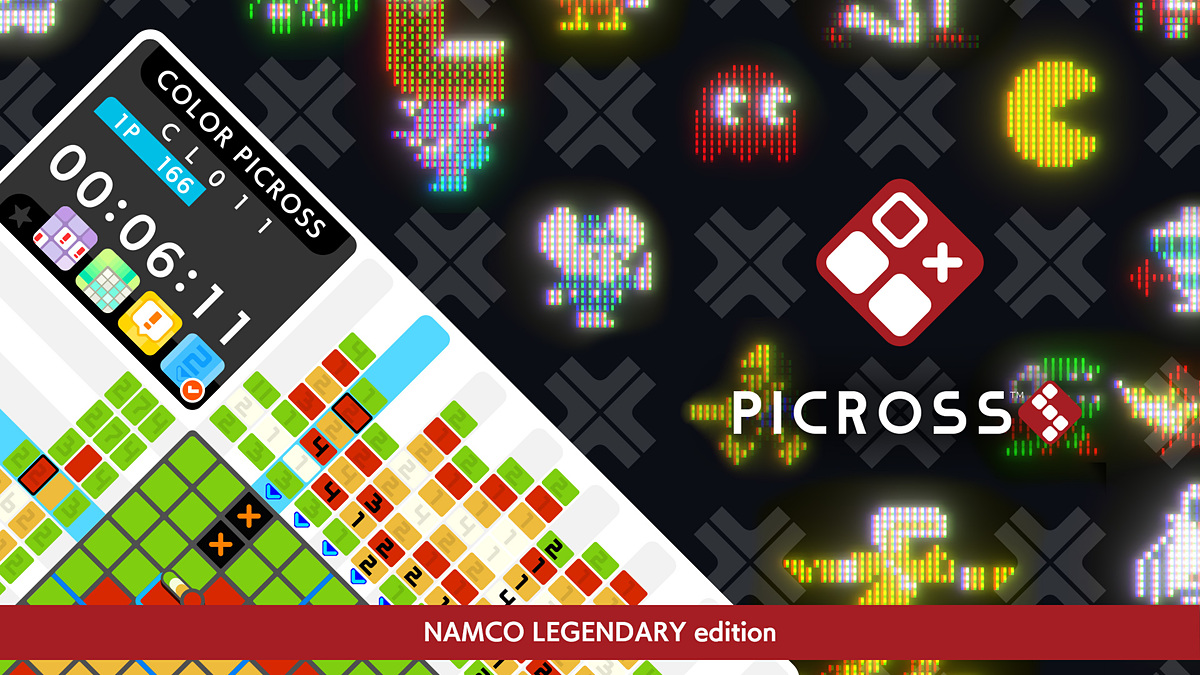 game_watch's tweet photo. 「ピクロスS」×ナムコ作品がコラボ！ 「ピクロスS NAMCO LEGENDARY edition」が5月30日に配信決定　 https://t.co/q7J6reJjB9 #ピクロスS https://t.co/AH8y8f6hK8