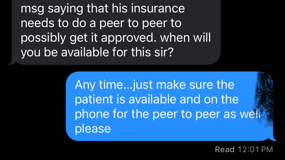 Invite your patients to participate in the not-my-peer to peer for a good time 😎