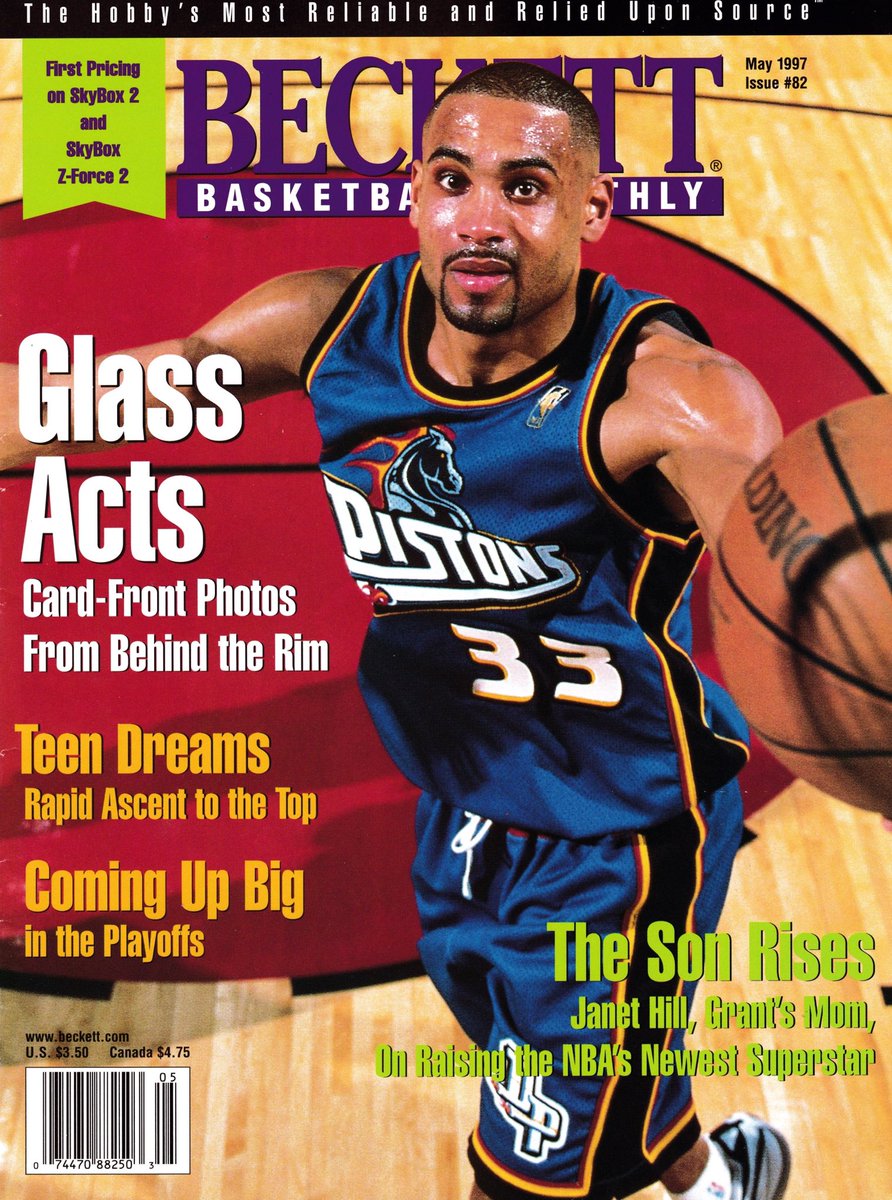 Beckett Basketball Card Monthly, Volume 8 No. 5 Issue No. 82 May 1997 (Jordan on back cover) #JumpmanHistory #AirJordan #MichaelJordan #Jordan #Chicago #Bulls #NBA #Mj23Covers #Beckett #BeckettMedia #SportsCards #TradingCards