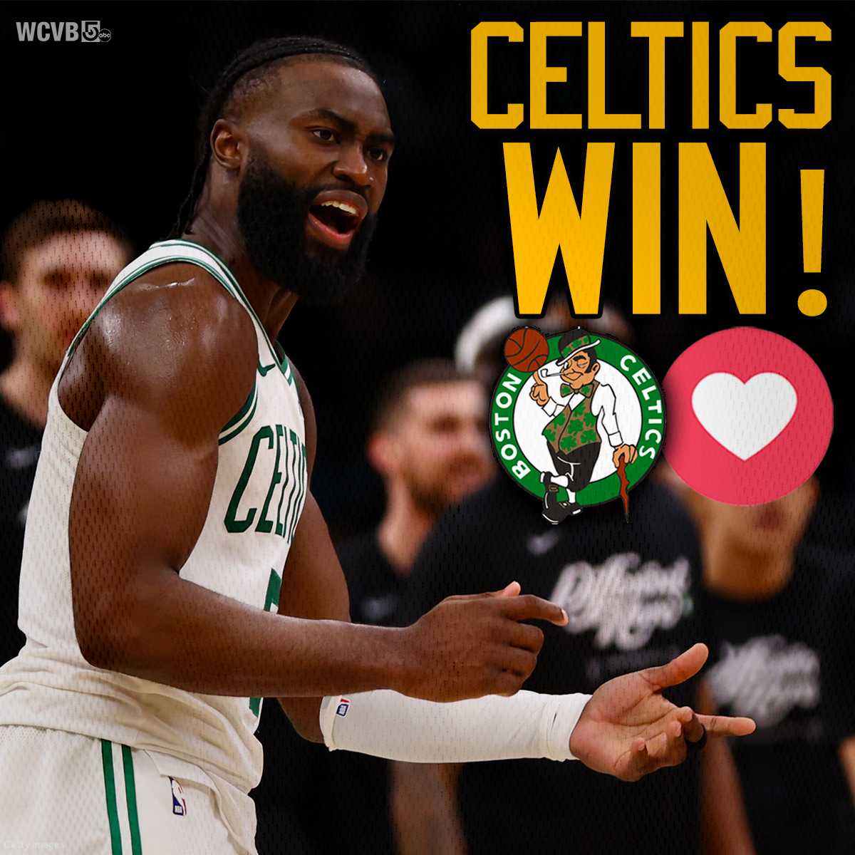 HEARTSTOPPING ENDING! Jaylen Brown kept the #Celtics hopes alive and some clutch baskets in overtime sealed the Game 1 win for the C's! ❤️☘️🏀