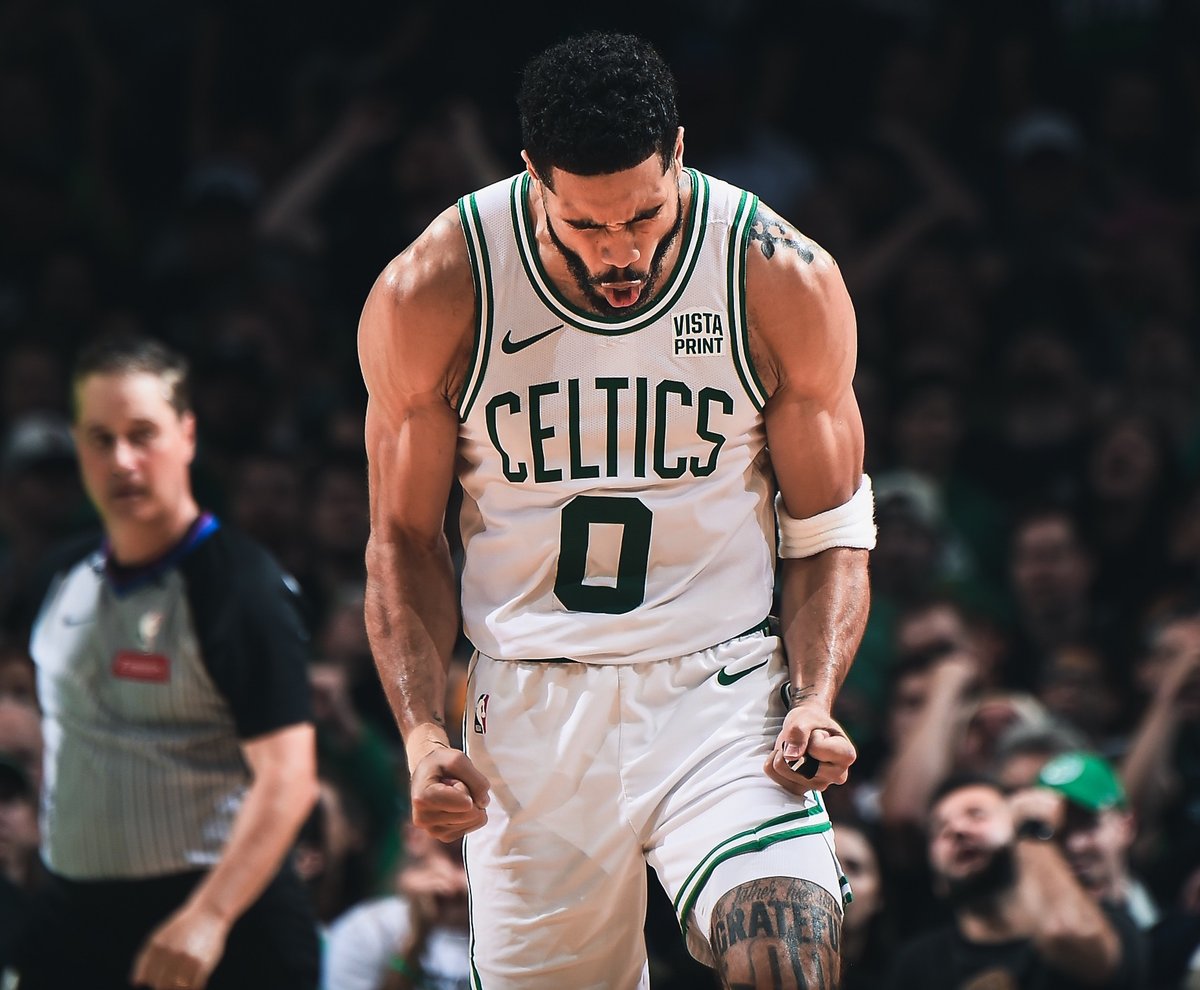 1⃣-0⃣ Celtics-Pacers ! 🔥 Tatum: 36 | 12 | 4 | 3 ☘️ The Pacers were better with a great Siakam but he lost the last ball which allowed Jaylen Brown to snatch a miraculous overtime. Then Tatum finished the job. Lot of regrets for the Pacers ! #NBAplayoffs