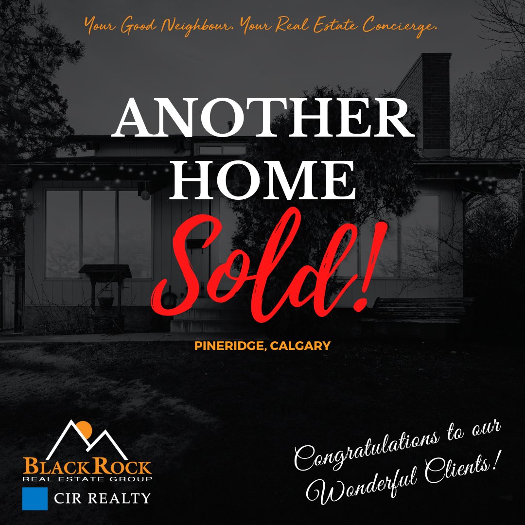 ⭐️𝐒𝐎𝐋𝐃!⭐️
PINERIDGE, Calgary

Congrats to our wonderful clients on their sale!

Check out the link!👇
🔑 blackrockre.ca
P.S. Ask me about our Real Estate Concierge Service!😊⁠
👌 bit.ly/3rTKCGO

#sold #blackrockrealestategroup #cirrealty #ryantorris