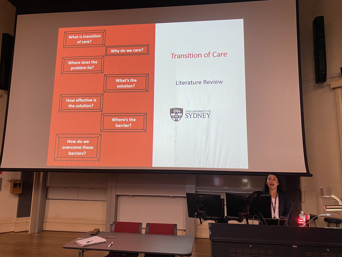 Dr Martina Francis presenting her #pharmacy research on #medsafety at hospital admission @Sydney_Uni #Pharmacy School. It was a pleasure being your #PhD supervisor @the_shpa @sidpatan @AndMacUSyd