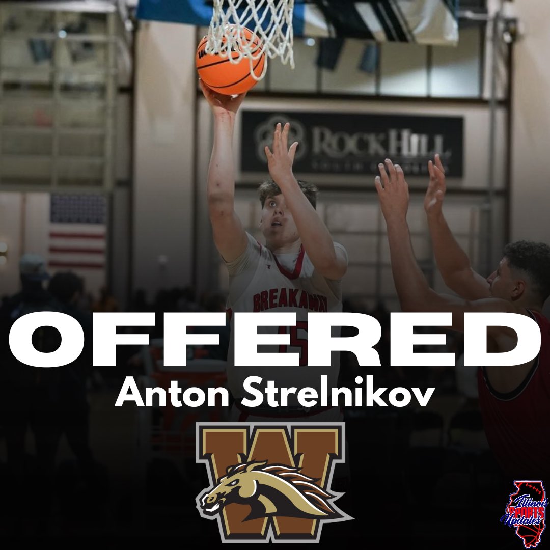 2025 6’8 Anton Strelnikov has received an offer from Western Michigan University🟤🟡 @anton_sball @DjStephens31 @CoachRutt_ @BreakawayBball