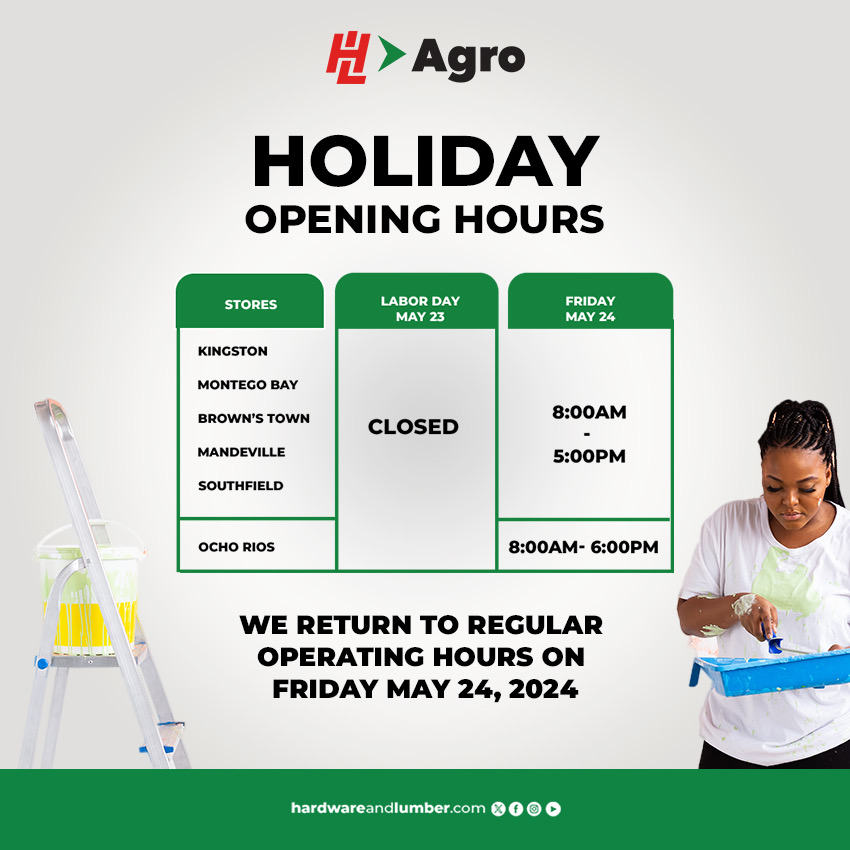 Closure Notice! Please be advised of our operating hours during this Labour Day. #HLAgro #ClosureNotice
