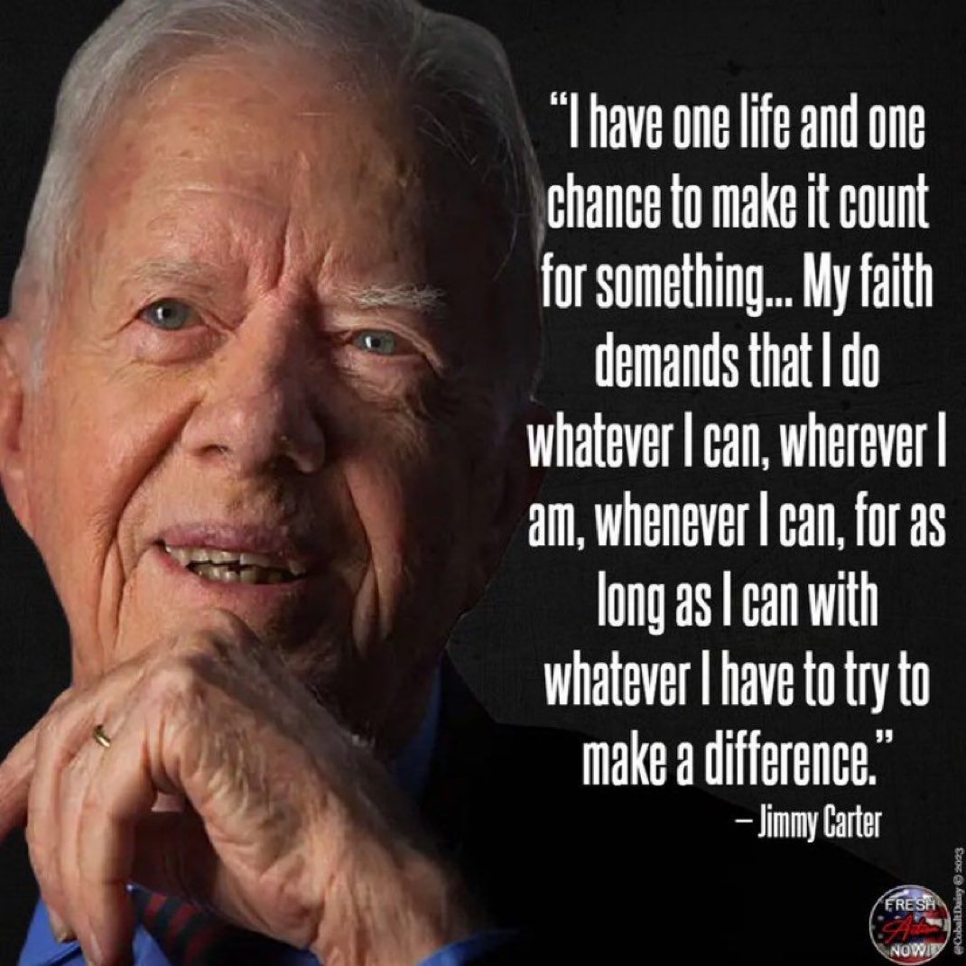 Drop a 💙 for Jimmy Carter! 🙏💙💙💙