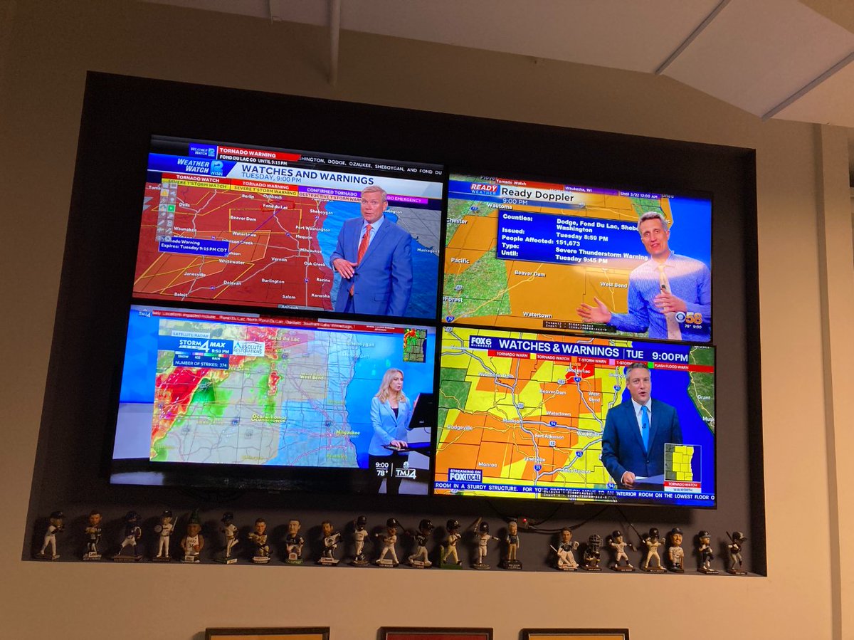 ⛈️ Severe storms in Wisconsin. 👍 Local media keeping you up to date. 

'Reports of a tornado' touchdown in Clark and Marathon counties, National Weather Service says bit.ly/3QWlLkv  
#jsonline #wisn #cbs58 #tmj4 #fox6