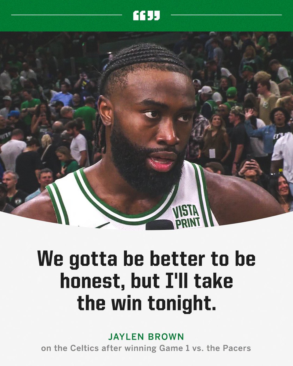 Jaylen Brown kept it 💯