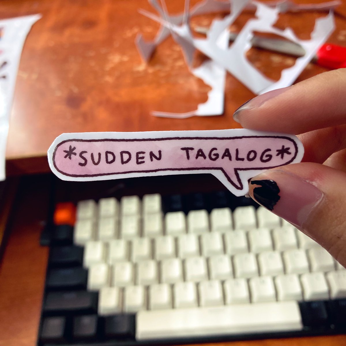 making stickers