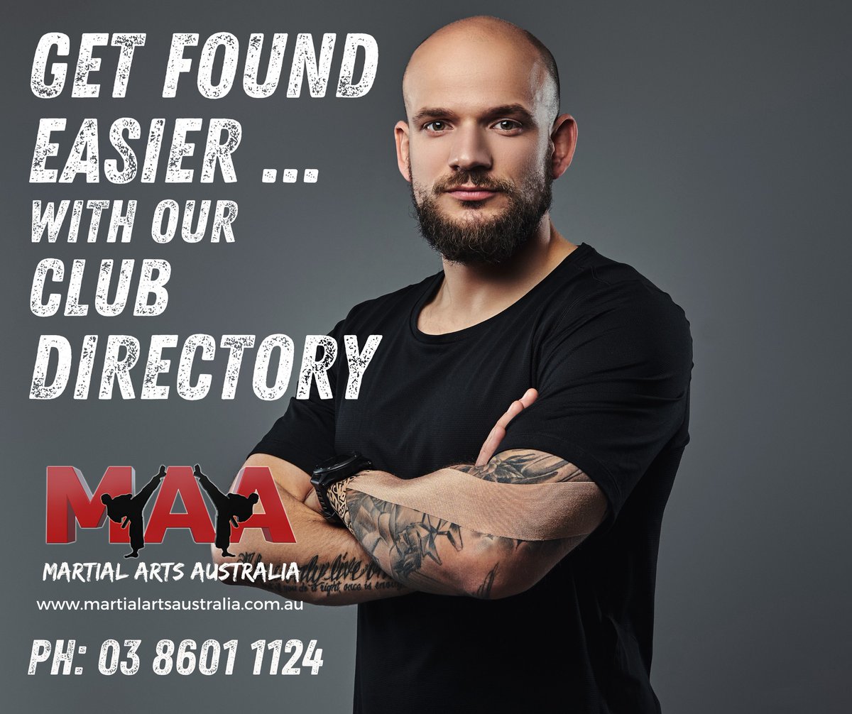 Get found easier with our club directory. Enhance your visibility and attract more members today!

martialartsaustralia.com.au/.../get-found-…

#clubdirectory #martialartsaustralia