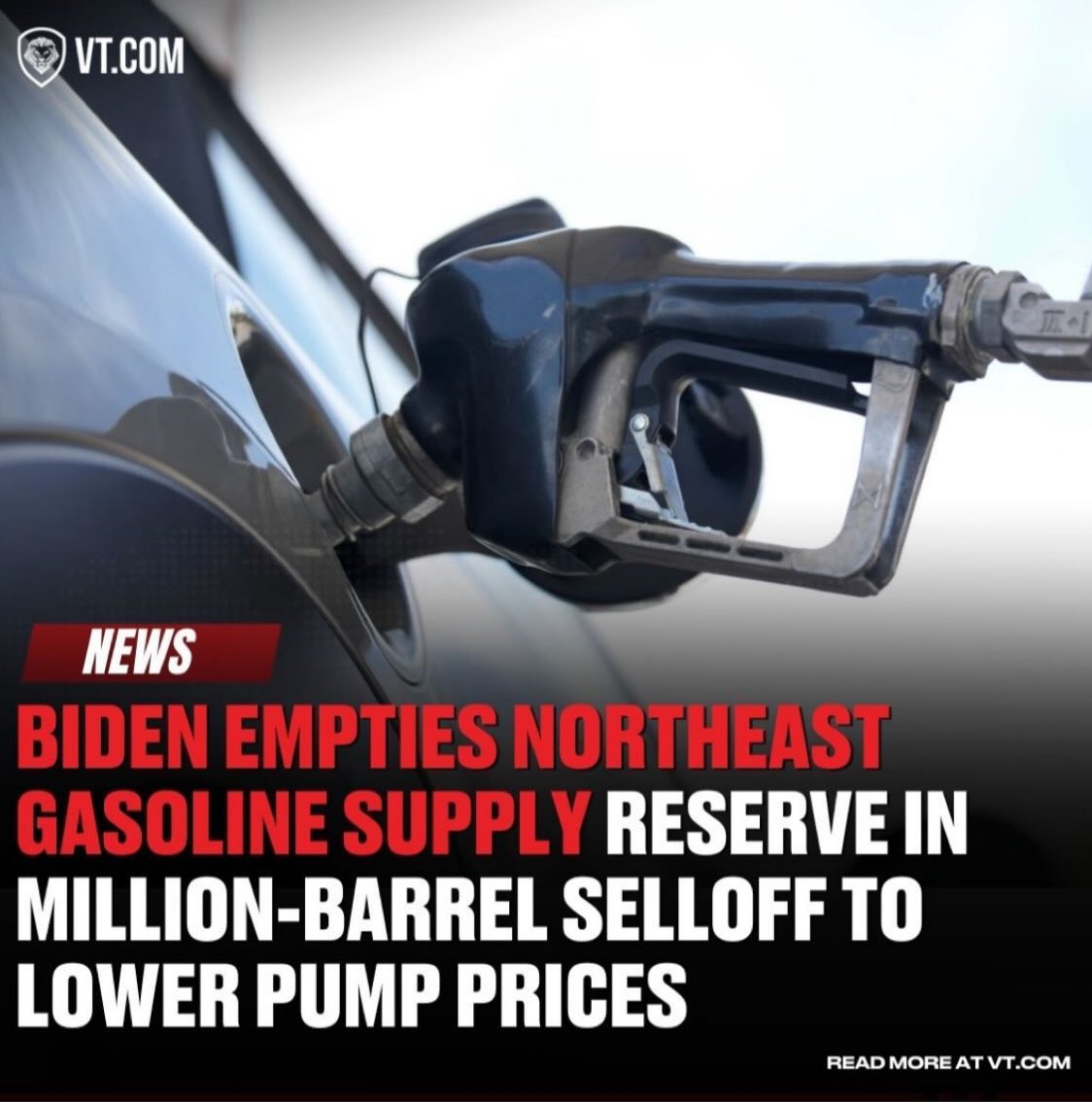 Budenomics actually works!!!! Biden empties northeast gasoline supply reserve in million barrel sell off to lower gas prices. Thank you @POTUS