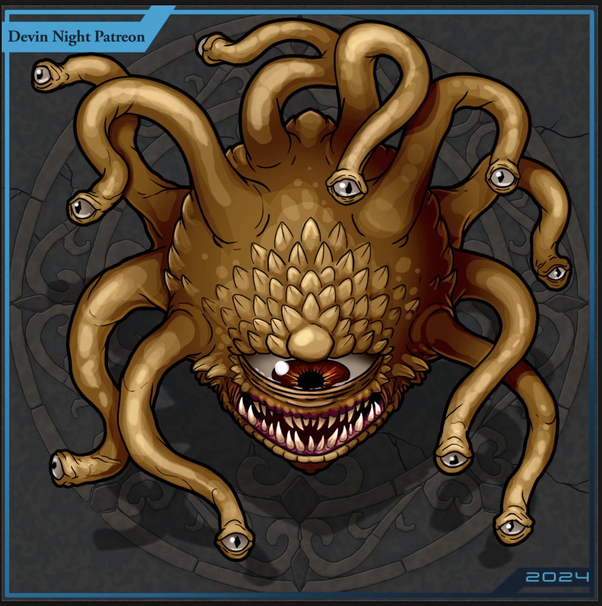 Devin Night (commissions Limited) (@devinnight) on Twitter photo Beholders through the years. 2013, 2018, 2024. This one is part of the <a href="/HeroicMaps/">Heroic Maps</a> new Shattered Obelisk map collection. Beholders through the years. 2013, 2018, 2024. This one is part of the <a href="/HeroicMaps/">Heroic Maps</a> new Shattered Obelisk map collection.
