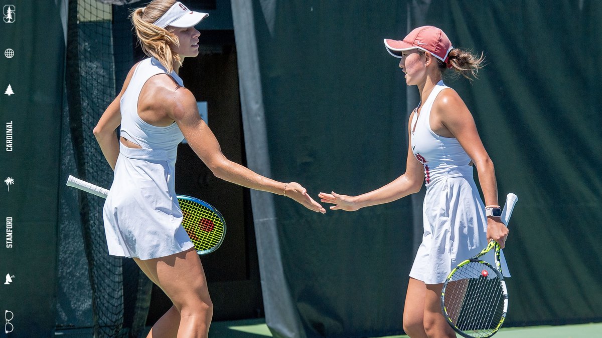 Won alone ✅ Won together ✅

Connie and Sasha wrap up their Tuesday in Stillwater by beating Michigan's Jaedan Brown and Kari Miller in doubles 6-4, 6-7, 10-5. The Round of 16 awaits for both tomorrow in singles and doubles.

#GoStanford