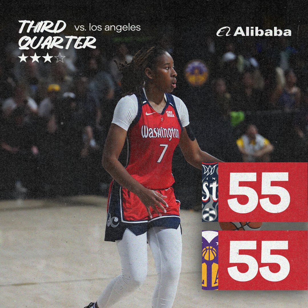 Tied. #BallOnOurTerms | @AlibabaGroup