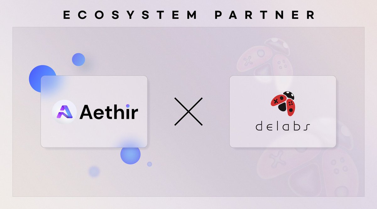 We are excited to announce the partnership with @AethirCloud 🐞☁️ We invite the Aethir community to Ladybug’s Journey with the following benefits: 🍃 Special code to claim 300 Leaf Points 🎟️ Platinum & Golden Ticket airdrop to boost @delabsRRS leaderboard point for Aethir node