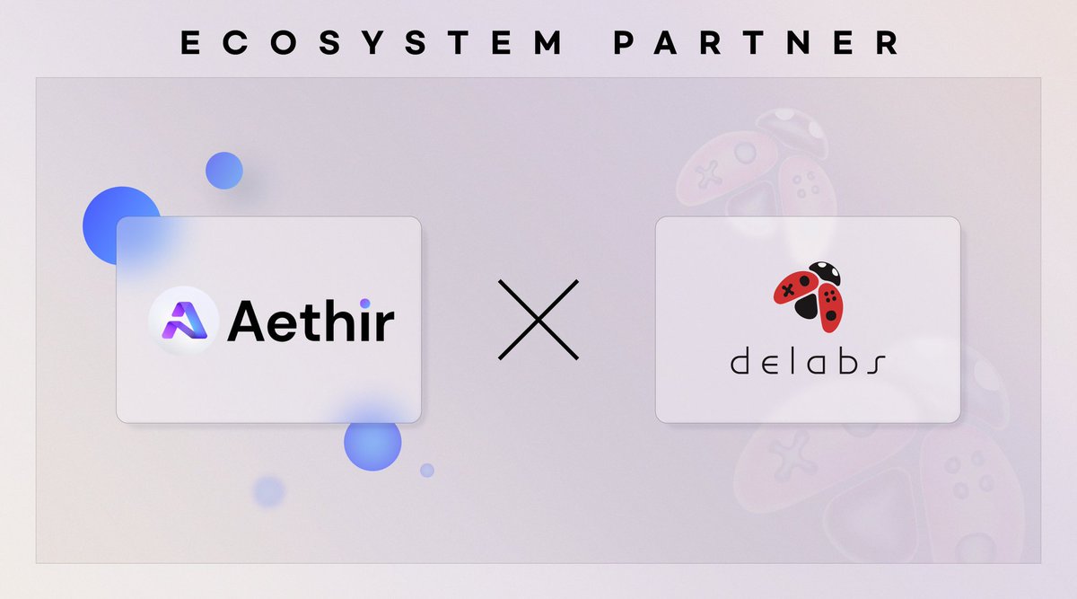 We are excited to announce the partnership with <a href="/AethirCloud/">Aethir</a> 🐞☁️

We invite the Aethir community to Ladybug’s Journey with the following benefits:

🍃 Special code to claim 300 Leaf Points
🎟️ Platinum &amp; Golden Ticket airdrop to boost <a href="/delabsRRS/">Rumble Racing Star 🐞$DELABS</a> leaderboard point for Aethir node