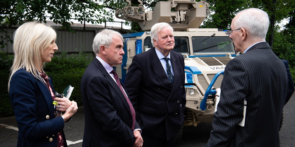 Great to welcome Members of @CommonsNIAC to our site in Belfast as part of their inquiry into Defence Spending in Northern Ireland. We showed them the important work we do in NI & they met some grads & apprentices to hear about our commitment to investing in talent in the region.