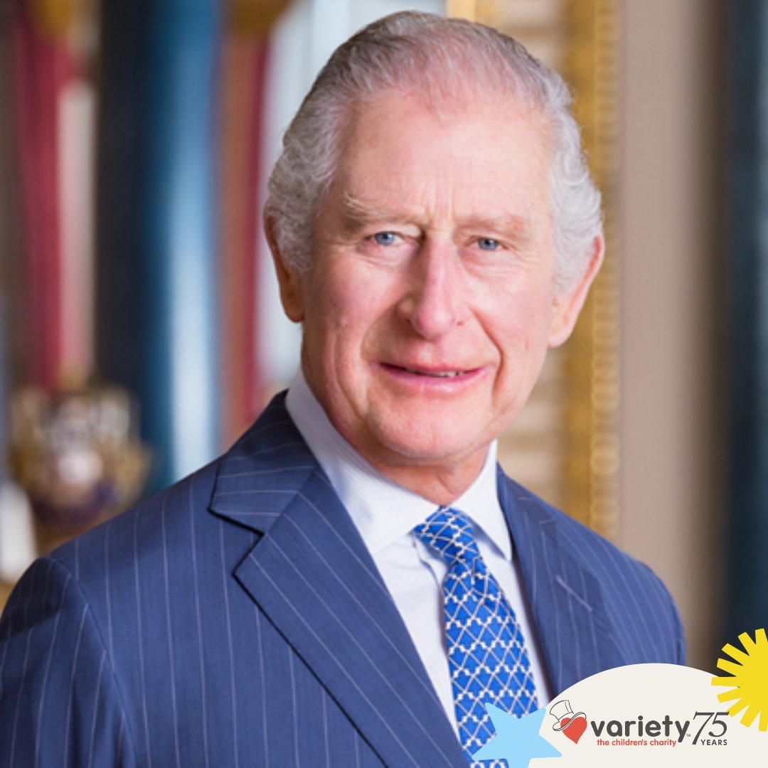 His Majesty King Charles III has graciously accepted patronage of Variety, adding significance to our 75th anniversary. His late father, the Duke of Edinburgh, Prince Philip, founded Variety in the UK in 1949, and we're honoured to continue this royal connection.