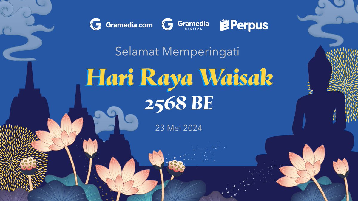 Selamat merayakan Tri Suci Waisak✨ Semoga cinta kasih dan kebenaran selalu membimbing kita dalam setiap langkah kehidupan☺️