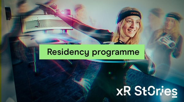 🌟 There's still time to apply for the XR Stories Residency programme! 🌟 Apply by Fri 24 May and you could benefit from five days in our immersive tech lab to take your XR project to the next level. Visit the XR Stories website for more information 👉 bit.ly/3WR4Dk2