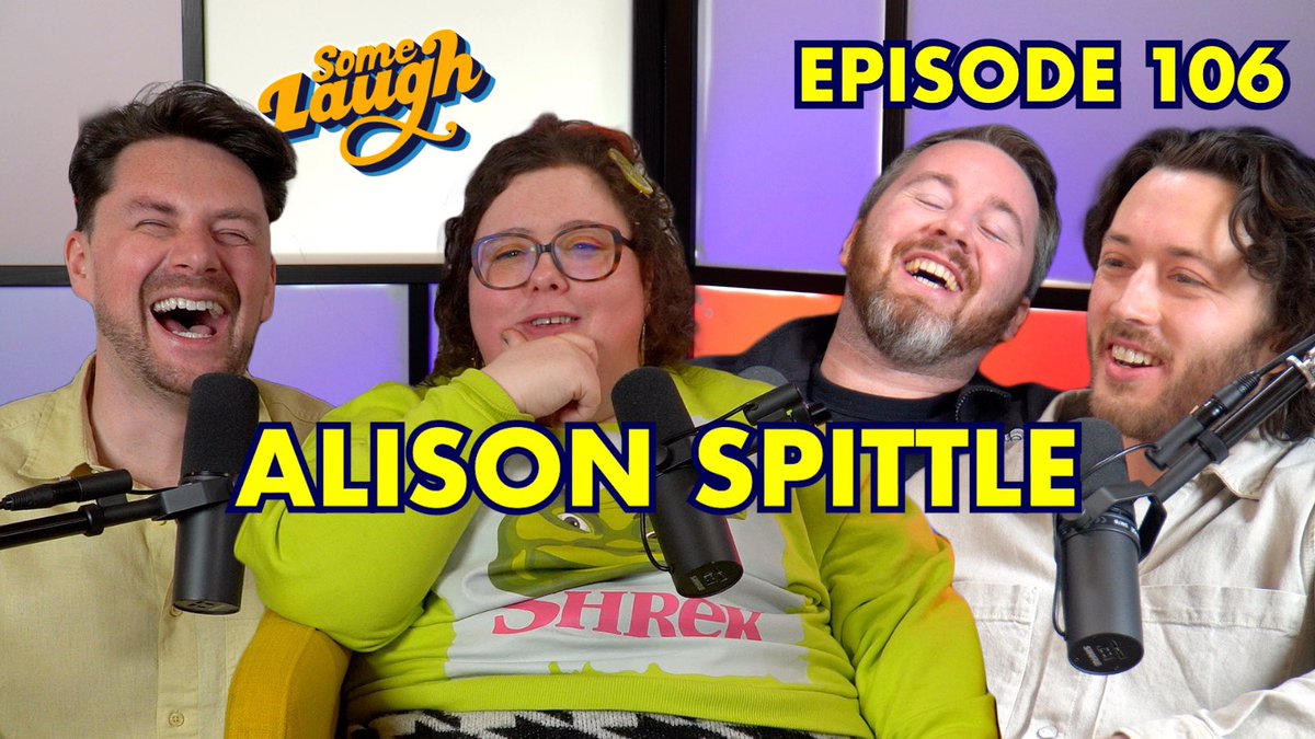 📣 EPISODE 106 OUT NOW 📣 🎙️with guest @AlisonSpittle 📺 Watch: youtu.be/CPDplFrSzJM?si… 🎧 Listen: open.spotify.com/episode/4KmX2q…