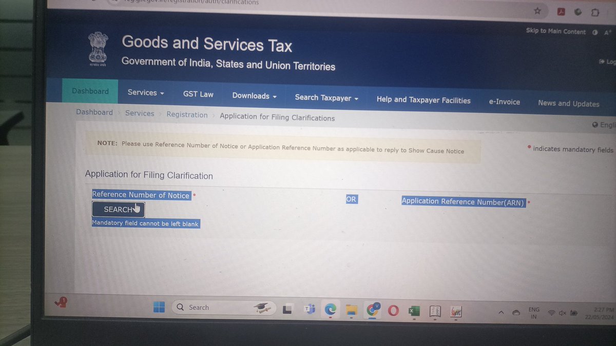 varunagarwal101's tweet photo. @Infosys_GSTN 

Where to enter the reference number and arn number to proceed.

@FinMinIndia easy of doing business #GSTN #error https://t.co/5d3WcPTDHP