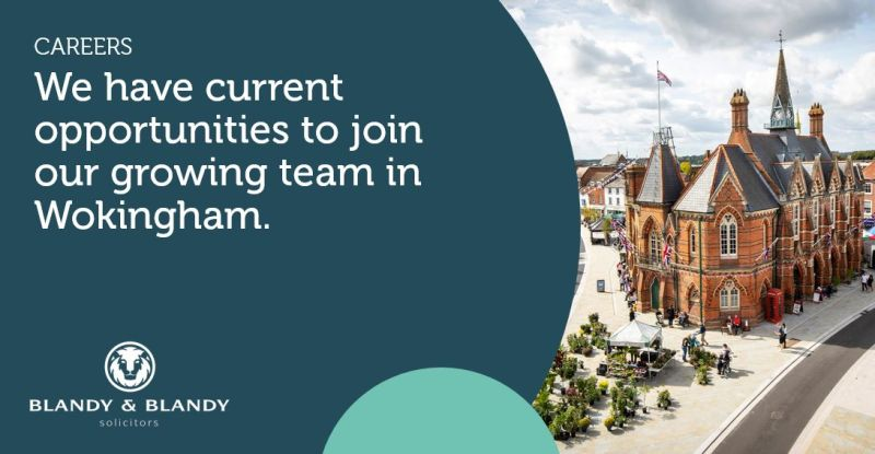 Visit blandy.co.uk/careers to find out more.

#wokingham #lawjobs #solicitorjobs