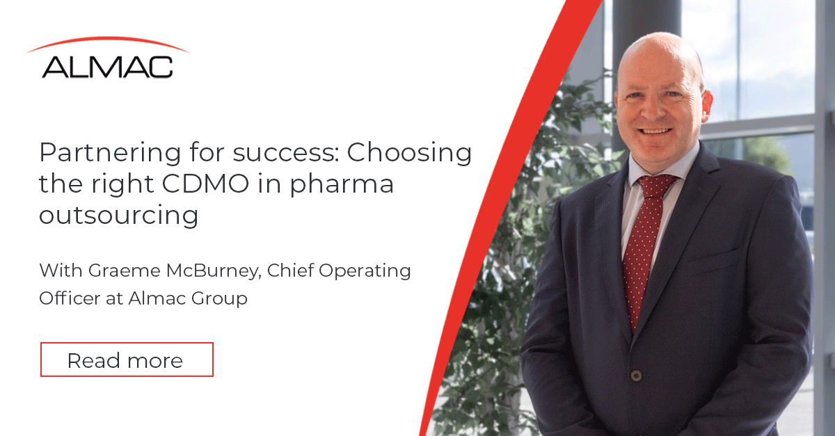 Graeme McBurney, our COO, recently spoke with @BioPharmaDive to discuss what sponsors are looking for when choosing the right CDMO in pharma outsourcing. Click here to read more: hubs.li/Q02xZ_mZ0