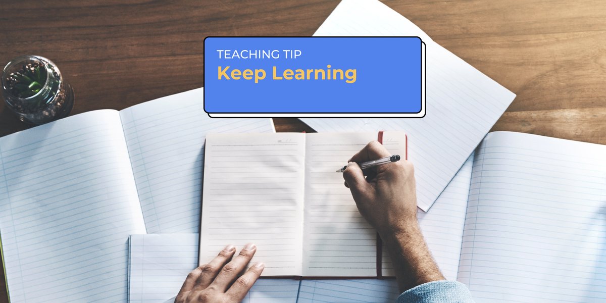 kalvielearning's tweet image. Keep your curiosity alive and growing! Accept learning as a lifelong journey to deepen your knowledge and inspire your students along the way. #NeverStopLearning

#TeachingTip #SelfDevelopment #TeachingTips #Studygram #StudentEngagement #OnlineTutors #Educators #TeachOnline