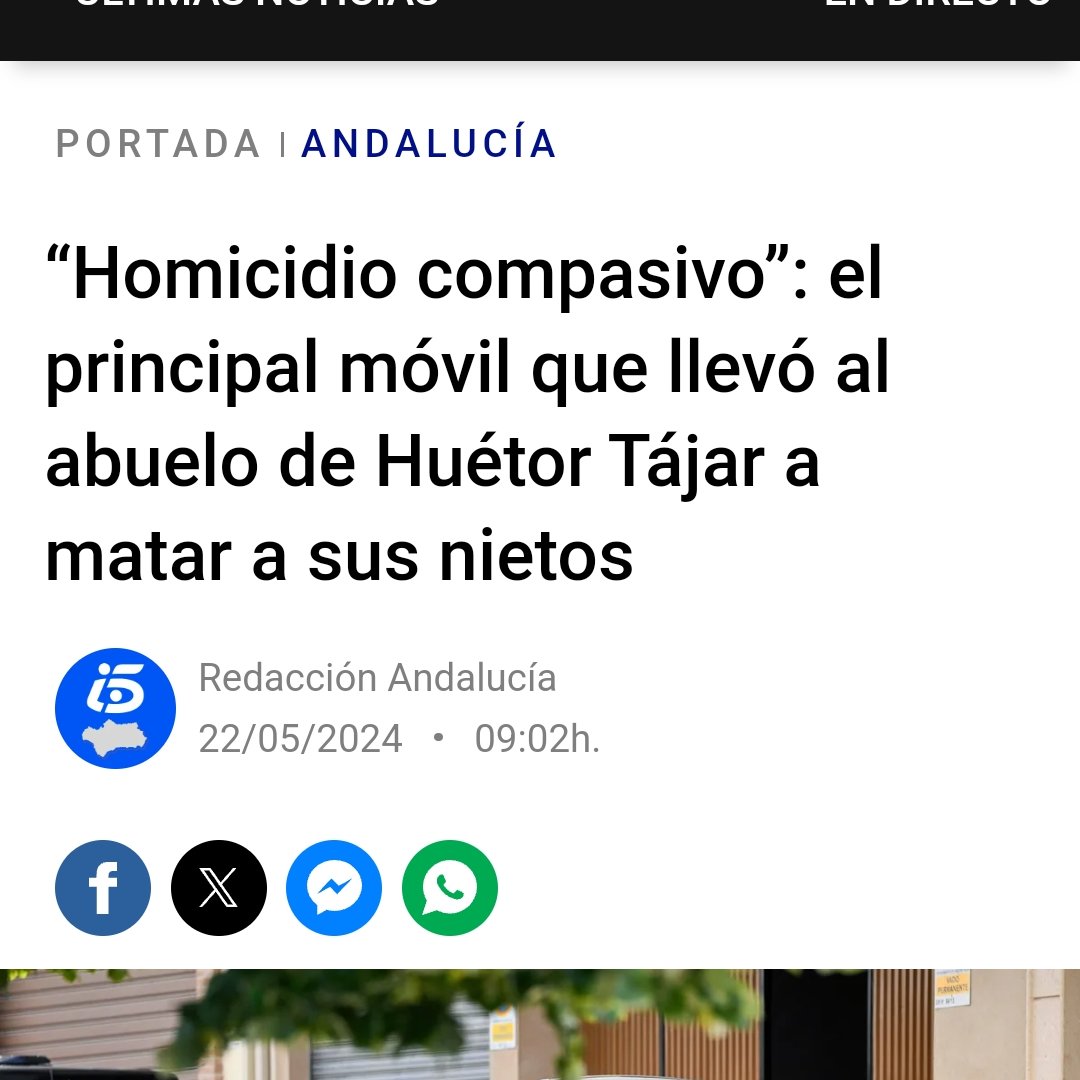 De verdad que hay que leer estos titulares??? Homicidio compasivo es tener cero empatía por tus nietos que han sufrido un accidente en el que ya murieron su abuela y su madre y los matas a uno asfixiandolo y al otro chiquillo-mientras intentaba huir- le disparas¿¿??