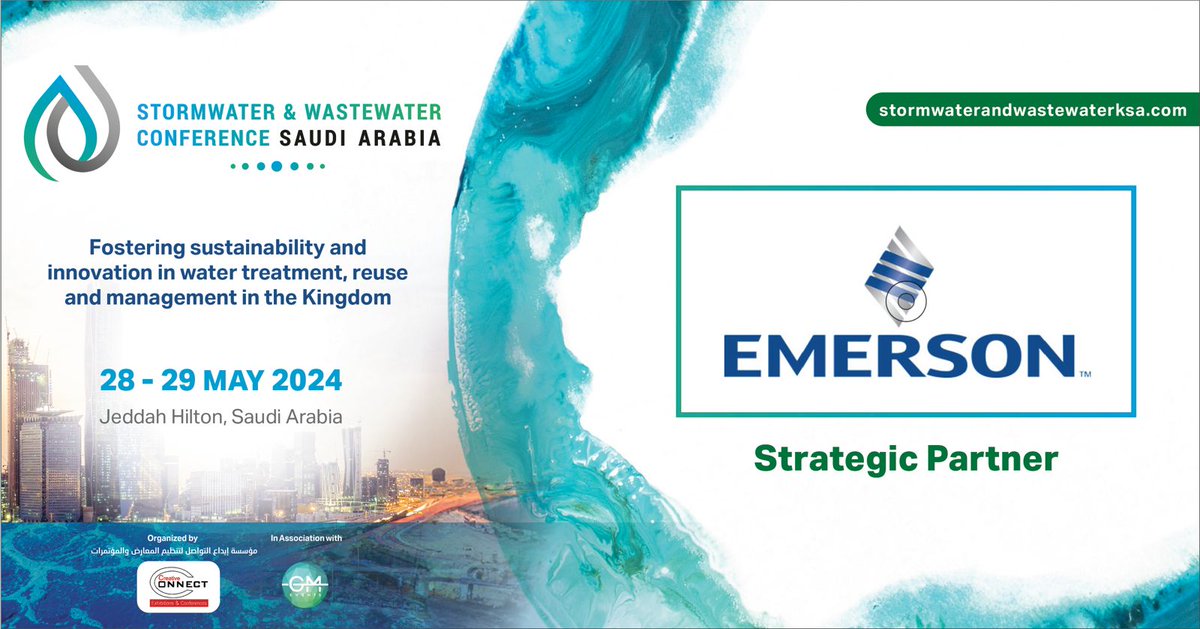 Emerson is a strategic partner at the Stormwater and Wastewater KSA Conference. Discover their top automation technologies and solutions. 

Download the latest brochure: bit.ly/3US7giL

#StormWaterWastewaterConference #SustainableInfrastructure