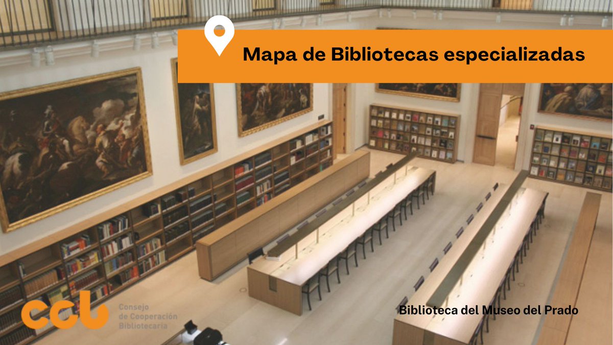 La semana pasada se celebró el #DíadelosMuseos 🖼️. Una parte fundamental de estas instituciones, y que fomenta la educación y la investigación, son sus #bibliotecasespecializadas. Puedes localizarlas en nuestro Mapa 👉 ccbiblio.es/estructura-del…
