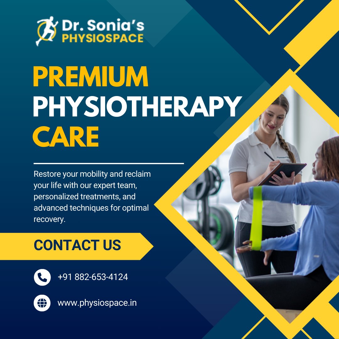 drsphysiospace's tweet photo. 🌟 Elevate Well-being at Dr. Sonia's PhysioSpace! 🌟

Premier physiotherapy in South Delhi. Tailored care, advanced equipment, compassionate professionals.

 +91 8826534124 🌐 https://t.co/xjlCys4S5R
Take the first step to a pain-free life! Book now! 🌿💪 #PhysioSpace #DrSonia https://t.co/KIf8lWn3Nf