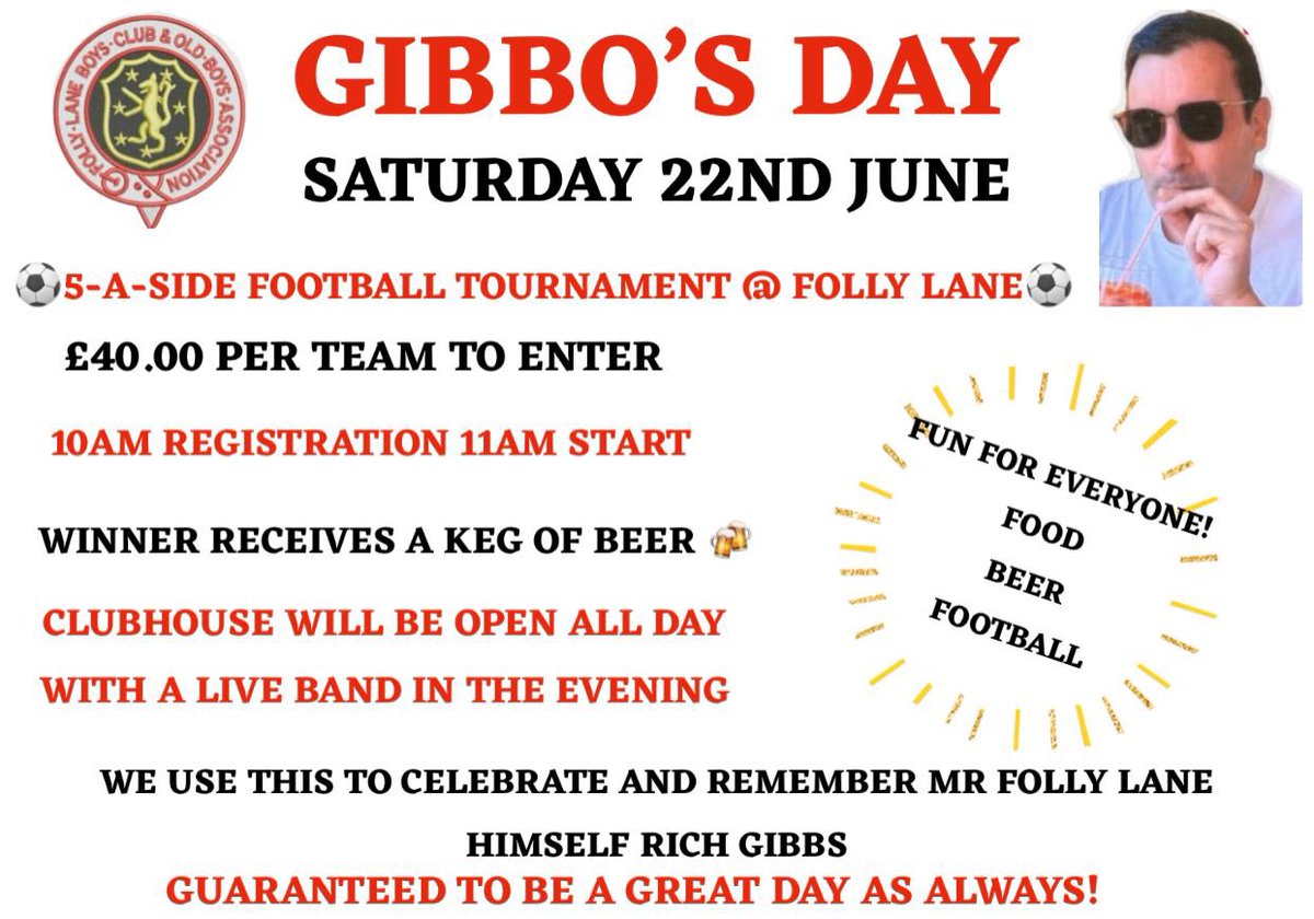 Our annual tournament get in touch if you want to enter a side winners receive a barrel of beer!!!