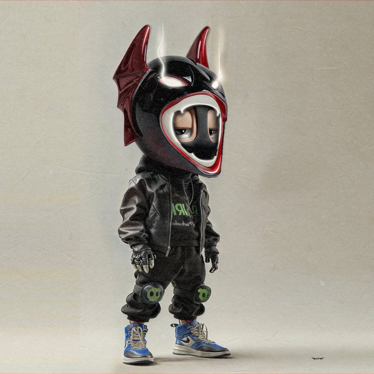 AKCB custom helmet series no:7
@akidcalledbeast
#arttoy #vinyltoys #characterdesign
