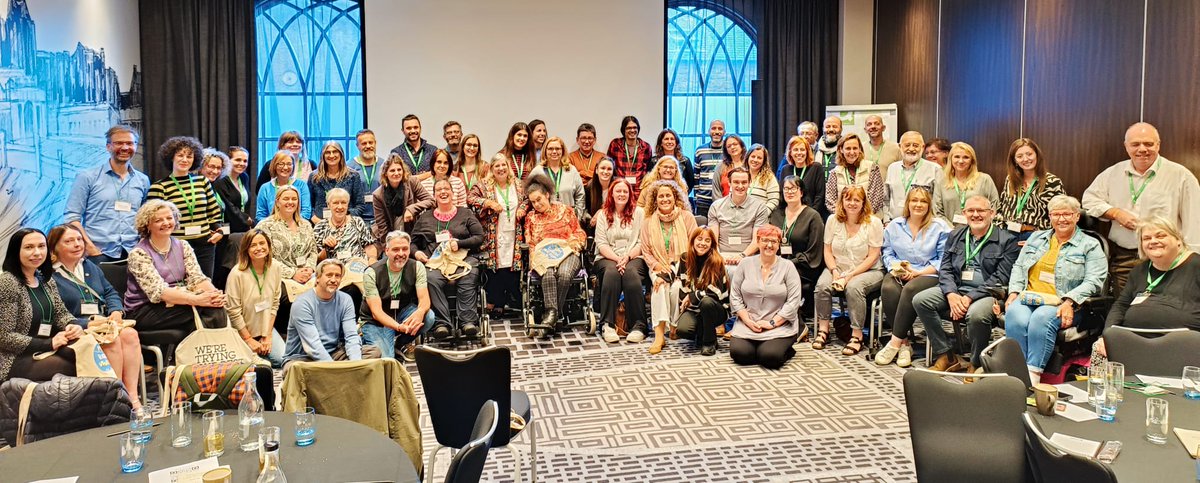 🙋‍♀️La delegación de Plena inclusión sigue su viaje por tierras escocesas. 🍀Se están compartiendo experiencias inspiradoras con organizaciones locales en el apoyo a las personas con discapacidad intelectual, siempre en espacios inclusivos y comunitarios. ¡Gracias por la acogida!