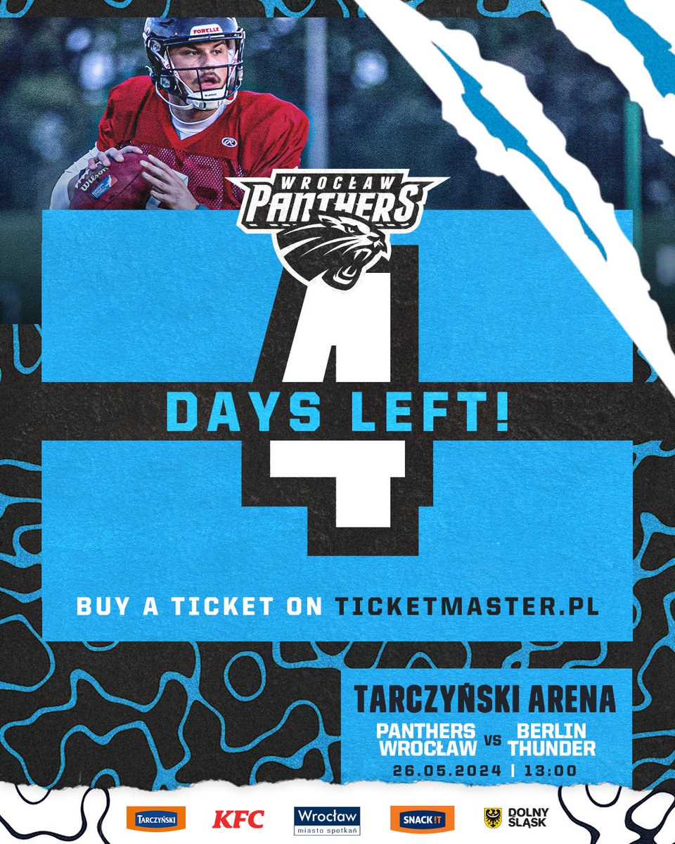 4️⃣ DAYS LEFT! 💣 🎟️ Skip the lines and buy your ticket online at Ticketmaster.pl