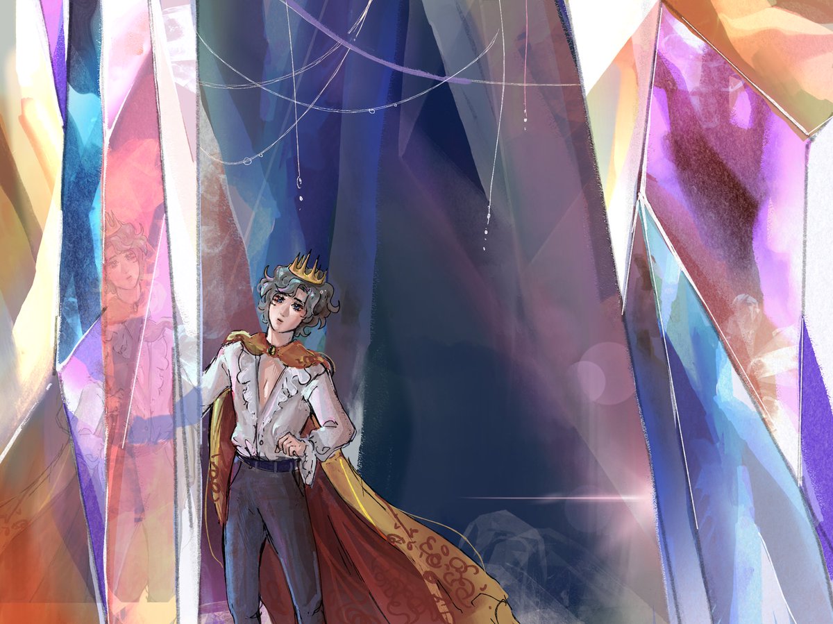 i did a crystally thing that took FOEEVER. #originalartwork