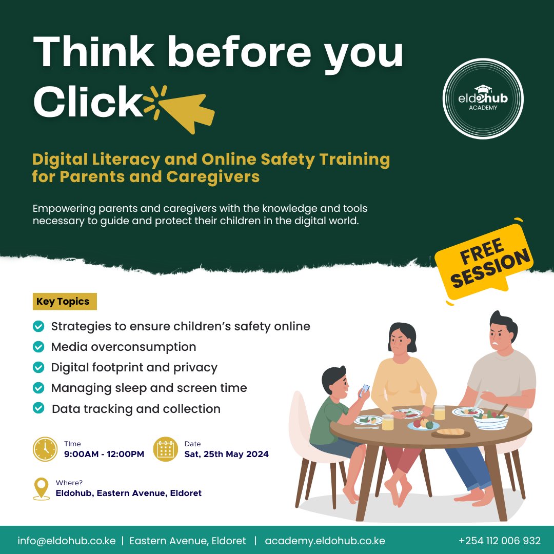 Join us this Saturday - May 25th for a free Digital Literacy & Online Safety training workshop for Parents & Caregivers. 🔍Discover tips on managing screen time 💡Explore ways to promote positive digital habits & keep your kids safe online. 🔗 Sign up: bit.ly/literacy-digit…
