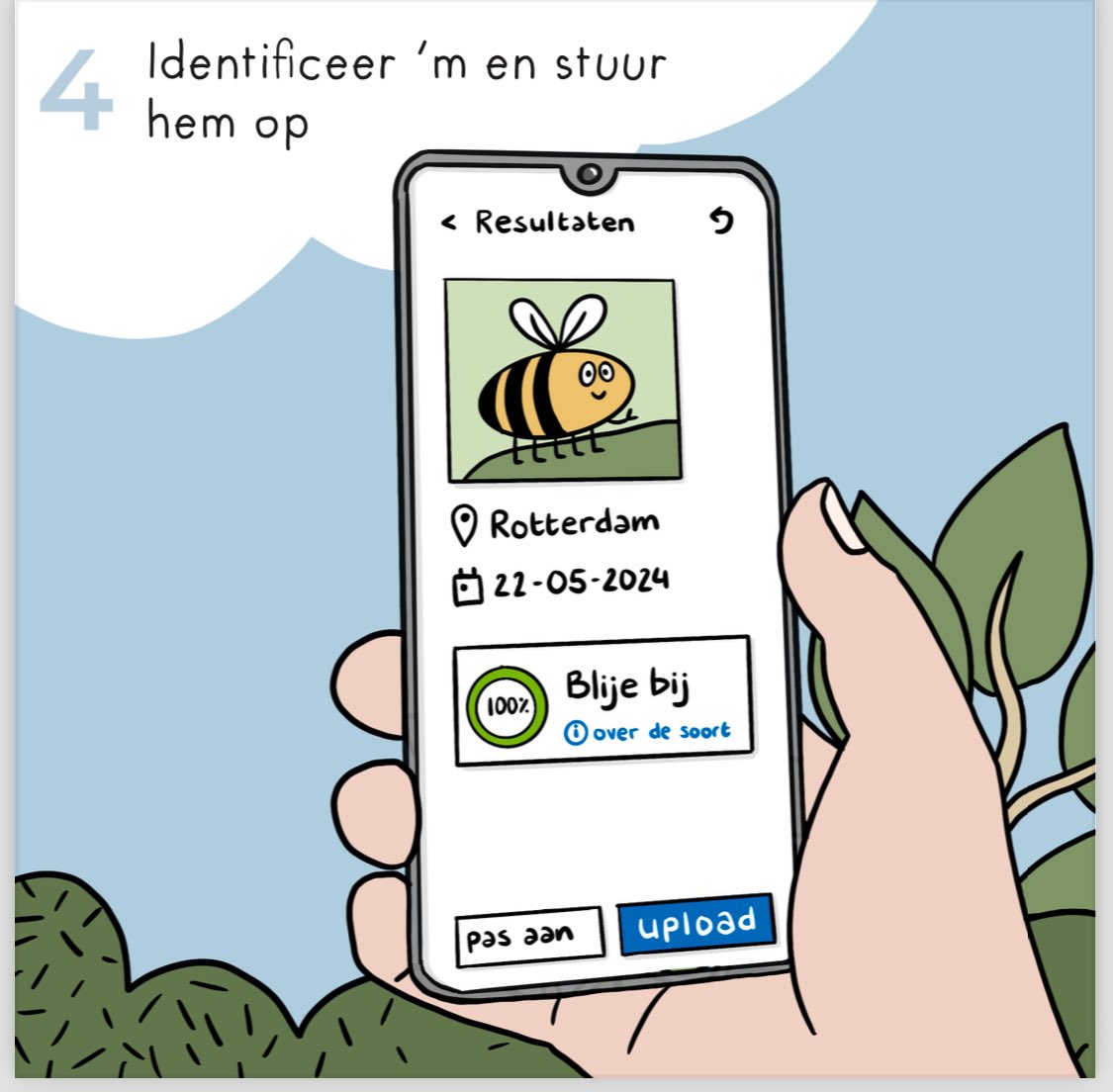 MeikeMoors's tweet photo. Tel en doe mee! Vandaag = BIOBLITZ. Breng de Rotterdamse stadsnatuur in kaart en help minimaal 1000 soorten vinden! 🐝 🍃🐦‍⬛🐟 Registreer ze op https://t.co/UsLr1kGWeu Ook leuk: bezoek  een van de vele extra natuuractiviteiten. Kijk voor het programma https://t.co/7xrU4UU4oM https://t.co/vozj5Pkni8