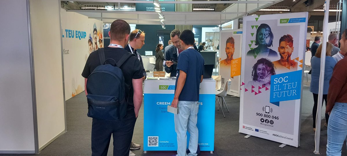 ocupaciocat's tweet image. 👋 Segona jornada a #Construmat (Estand 94. Pavelló 2) #SOCalTeuCostat

📍 Si busques feina al sector de la construcció o vols potenciar la teva empresa, visita'ns:

✅ Dissenya la formació perfecta per al teu negoci
✅ Troba el millor talent
✅ Ajuts per a la teva contractació