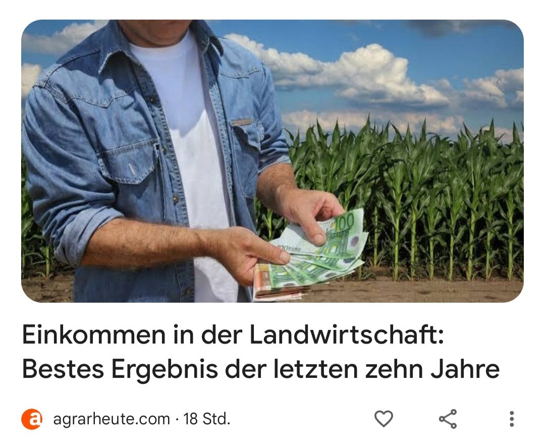 Seit ich mich wegen der Bauernproteste Anfang des Jahres ein bisschen eingelesen habe, kriege ich ja leider unaufgefordert das eine oder andere mit. Und ärgere mich immer ein bisschen mehr über die Jammerei 😕