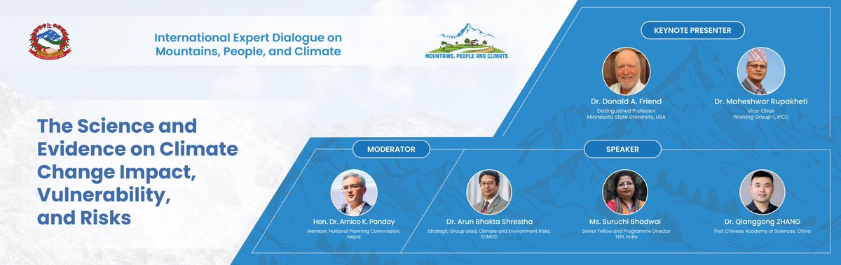 Int. Expert Dialogue on Mountains, People &Climate tweet media