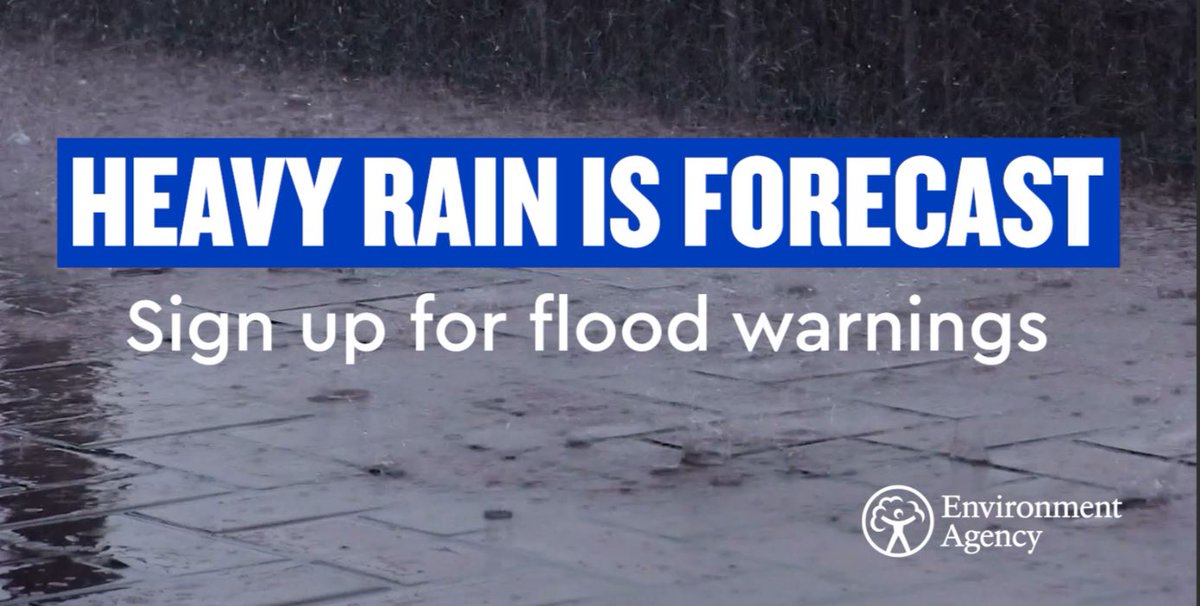 Heavy rain is forecast today across the #Midlands. Please check your #flood risk and do not drive through flood water. Check if you are at risk of flooding here👇 ❗gov.uk/check-flooding