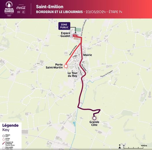 FLASH INFO ! La #flamme olympique fera une halte exceptionnelle dans le Grand Saint-Emilionnais ce jeudi 23 mai ! 🔥

Attention : la circulation et le stationnement dans la cité seront perturbés : shorturl.at/mZ048