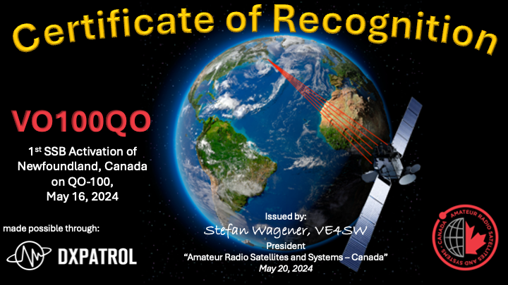 So proud...
Thank you VO100QO Team !
#qo100 #vo100qo #dxpatrol