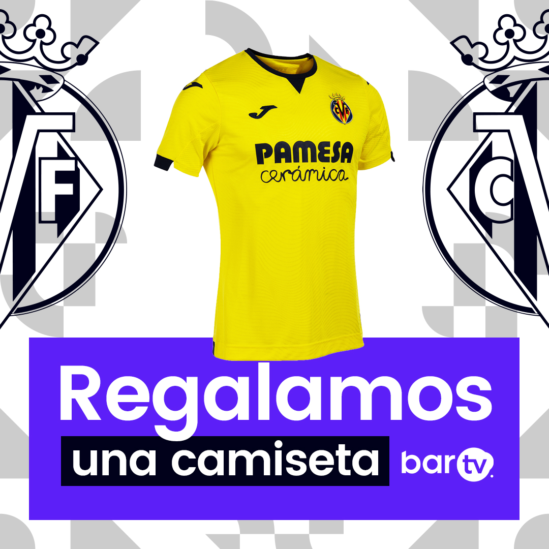 bar_tv's tweet photo. 🎁 𝐑𝐄𝐆𝐀𝐋𝐎 🎁

🚨 ¿Quieres ganar la camiseta del @VillarrealCF? 

❤️ Sigue a @bar_tv 
🔁 Haz RT

 📆 ¡El domingo anunciamos al  ganador!

#⃣ #TodoPasaEnTuBar https://t.co/uBbt2Lwute
