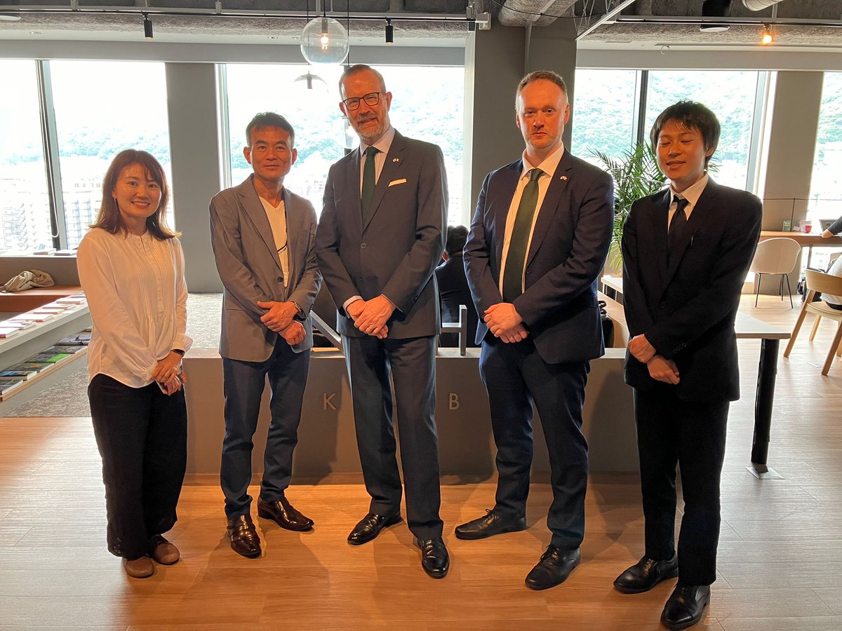 Enjoyed a very useful trip to Kobe, meeting with the Mayor, Chamber of Commerce and visiting the Anchor Kobe start up incubator centre. Great to discuss the opportunities for co-operation especially during @expo2025_japan / @expo2025japan.